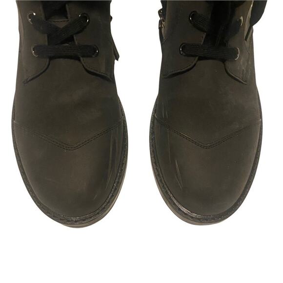 Aerosoles Boots Women's Dark Grey Amie Combat Side Zip Sz 12M - Picture 2 of 12